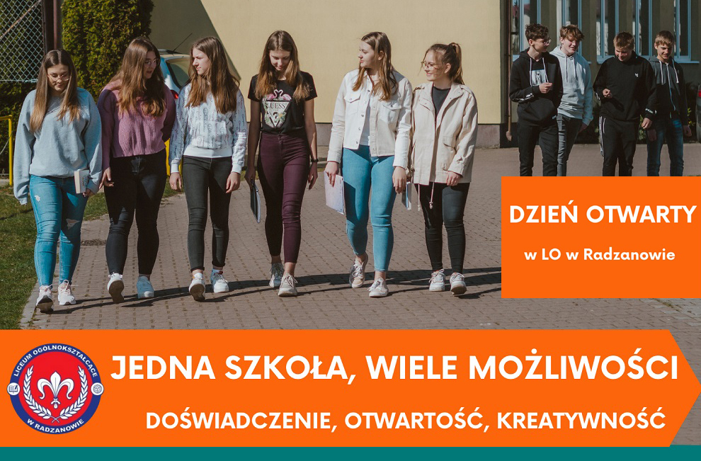 DZIEŃ OTWARTY w Radzanowskim LO