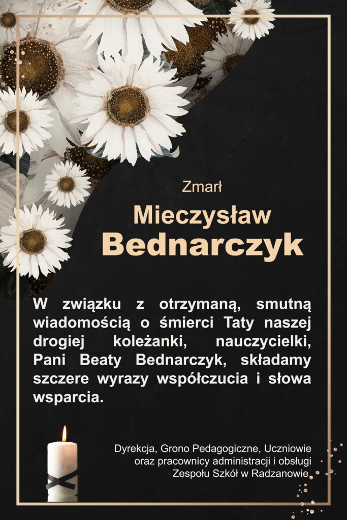 Zmarł Mieczysław Bednarczyk